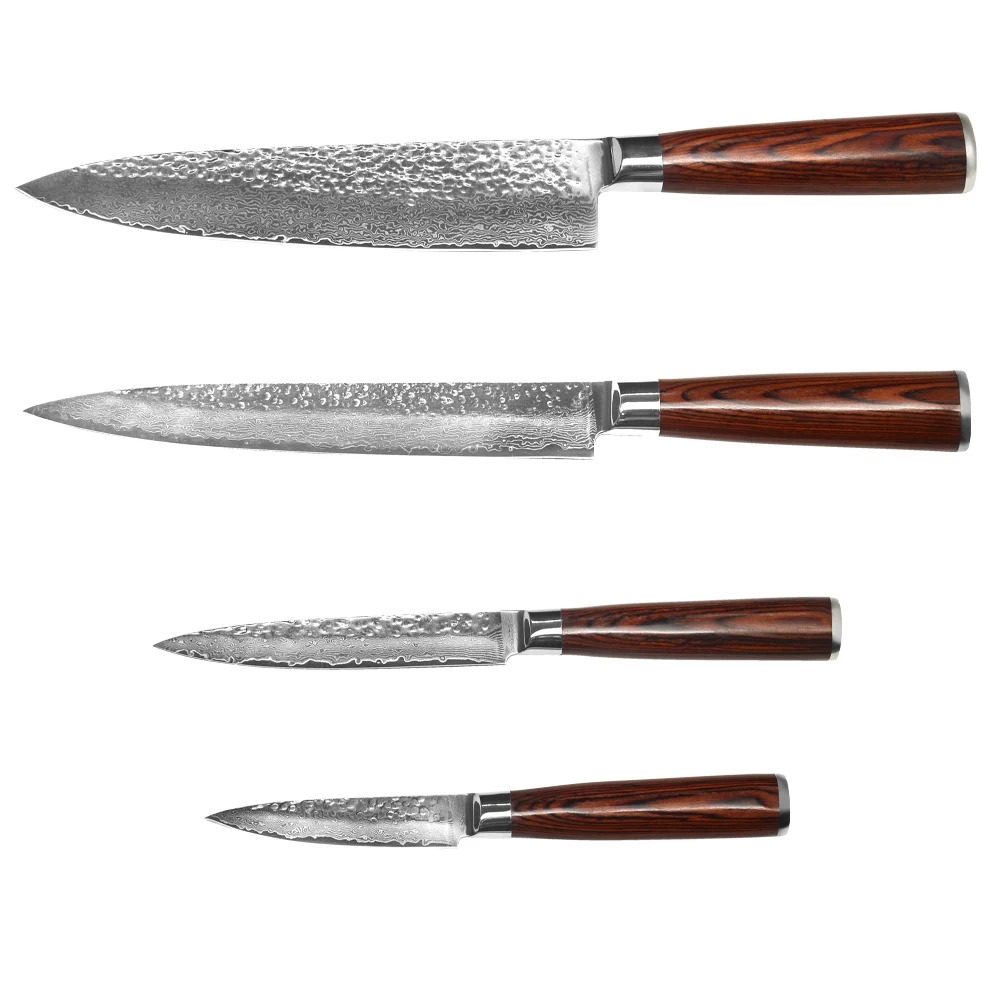 Kitchen knives high hardness Damascus steel paring utility chef slicing