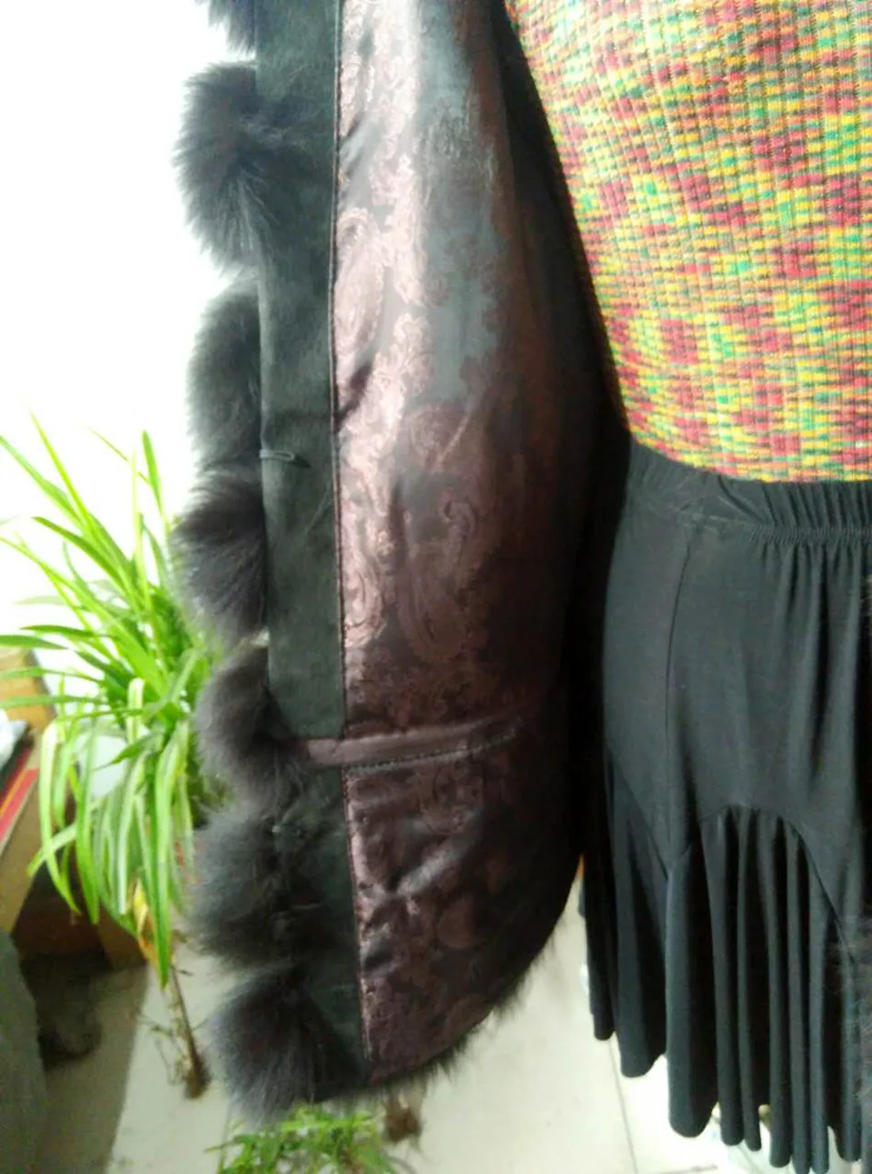 Jin Li Di Ang женское натуральное Настоящее пушистое блестящее пальто из лисьего меха зимняя верхняя одежда с рукавом три четверти теплое плотное пальто жилет