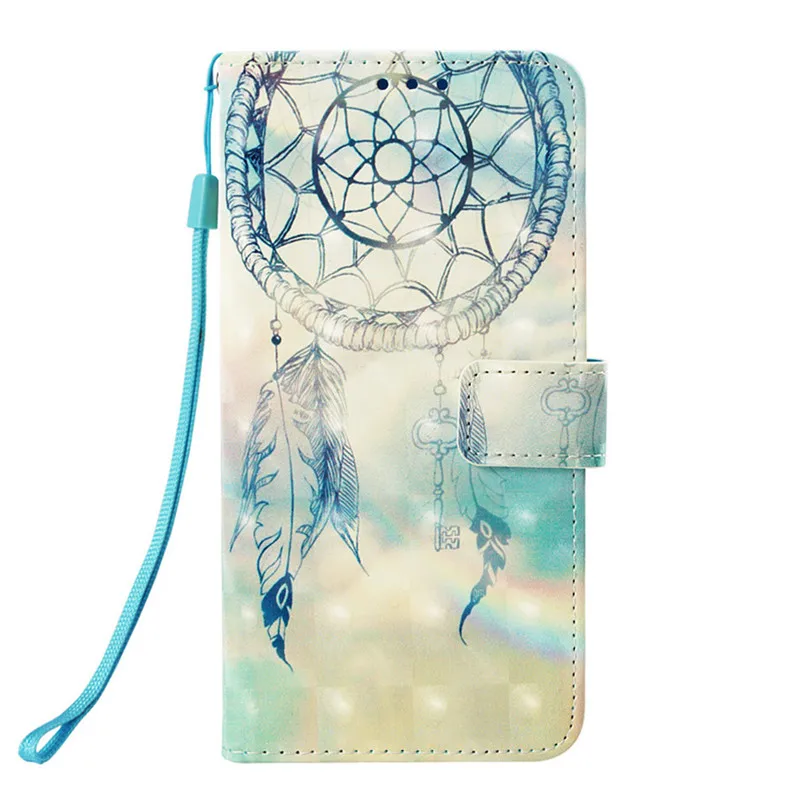 Dream Chimes Модный флип-чехол для huawei Enjoy 9s 7s 7 P Smart Y6 Y9 mate 20 Pro P20 P30 Lite бизнес Стенд чехол милый Капа D03Z - Цвет: Dream Chimes
