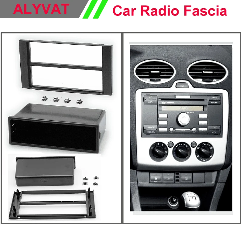 

Free Shipping Car Radio Fascia frame Panel Installation Kit for FORD Focus 2 II C-Max S-Max Fusion Transit Fiesta 2005-2011