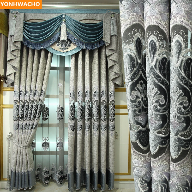 Custom Curtains Italy Mediterranean Vintage Velvet Laser