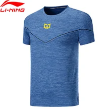 Li-Ning мужские баскетбольные футболки Серии CJ McCollum футболки 99% полиэстер 1% нейлон обычная посадка подкладка Спортивная футболка ATSP081 CAMJ19