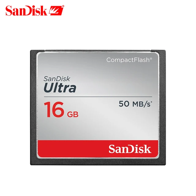 Special Offers Original Sandisk Ultra Compactflash Memory CF Card SD Up to 50MB/s Read Speed for rich 4K and Full HD video Carte 16GB Special Offers Original Sandisk Ultra Compactflash Memory CF Card SD Up to 50MB/s Read Speed for rich 4K and Full HD video Carte 16GB