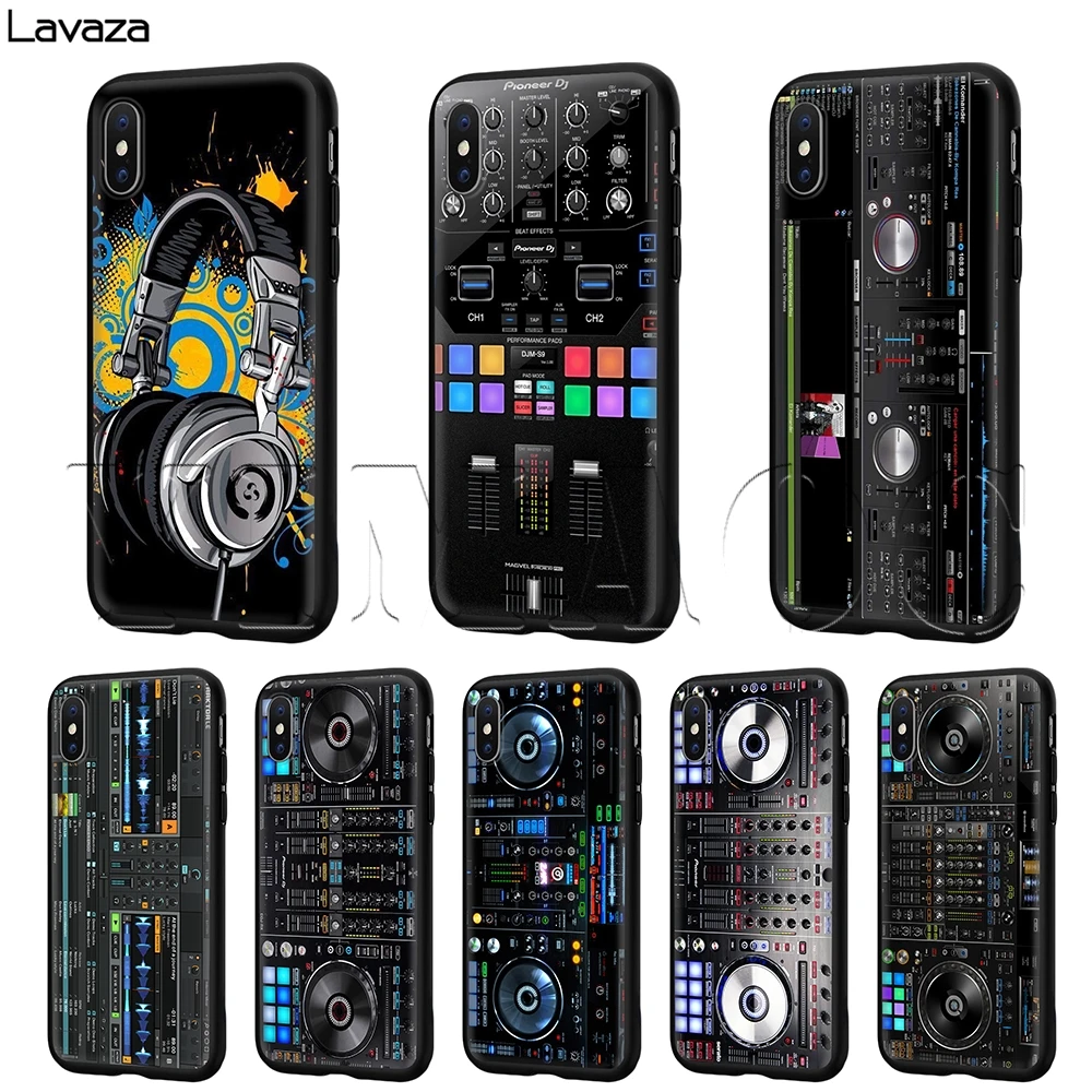 Музыкальный Чехол Lavaza ddj dj для iPhone 11 Pro XS Max XR X 8 7 6 6S Plus 5 5s se |