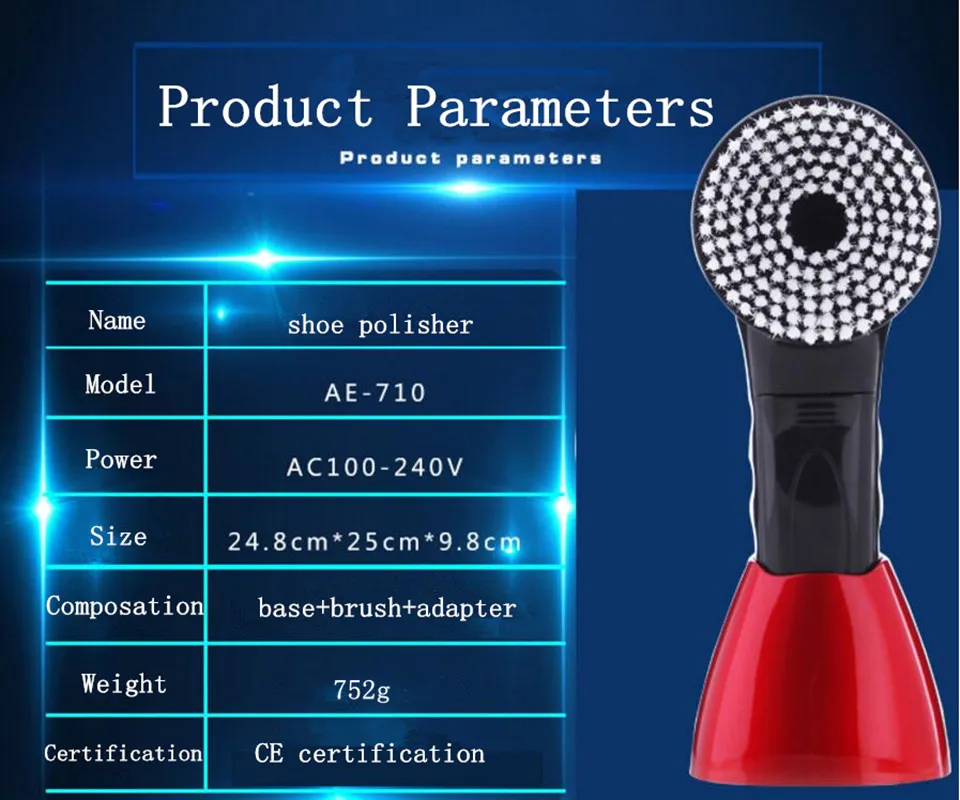 Электрический прибор для чистки обуви мини полировальная машина для обуви портативное оборудование для полировки обуви