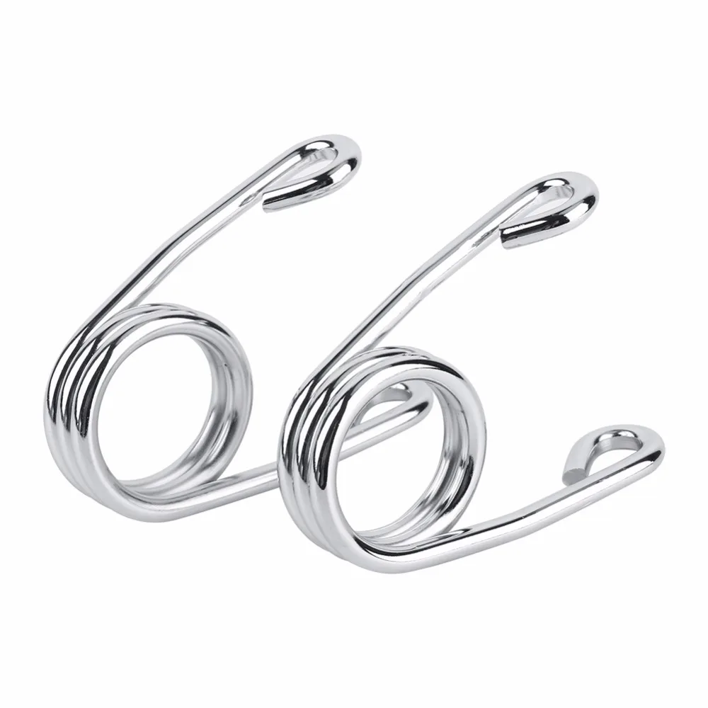 

Gold/Silver 3.5" Chrome Custom Torsion Solo Seat Springs For Harley Chopper Bobber Motorcycle 1 Pair Motorbike Parts