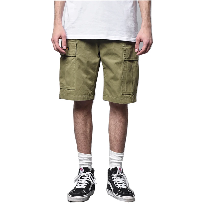 Летние модные камуфляжные шорты мужские камуфляж, Военный Стиль Шорты хлопковые короткие тренировочные штаны уличная свободная одежда в стиле хип-хоп