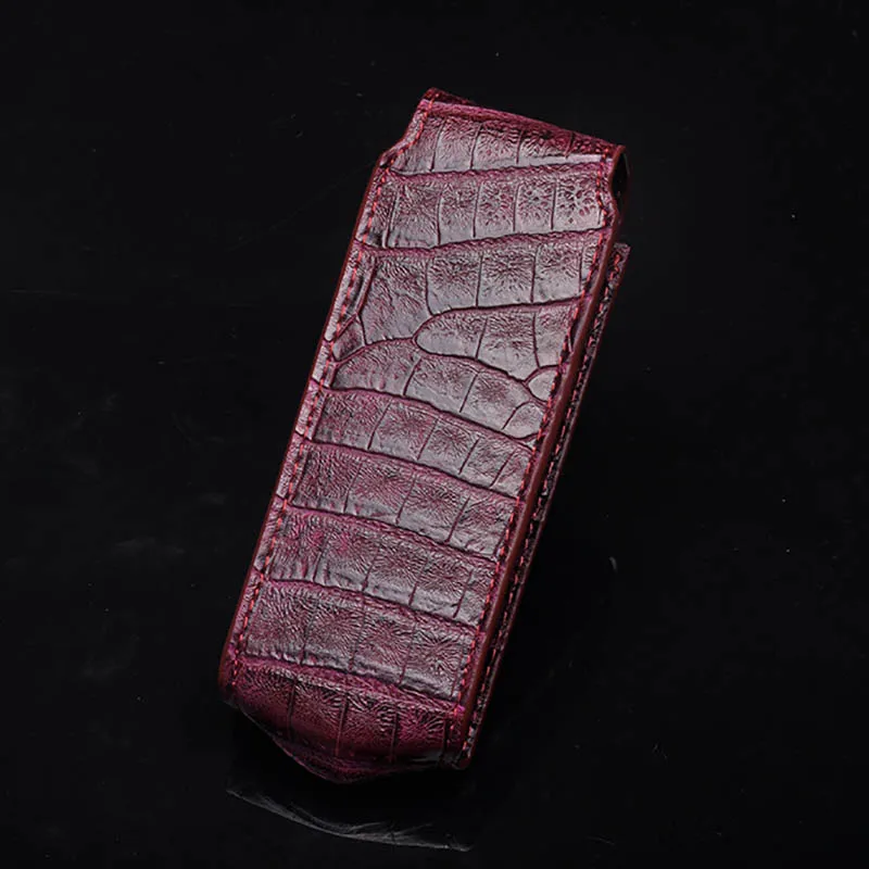 Red Роскошный чехол-книжка из натуральной кожи в деловом стиле для Vertu Signature S CEO 168, полный защитный чехол для мобильного телефона - Цвет: Red