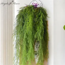 Настоящее прикосновение, искусственные настенные растения, искусственные сосновые иголки, украшение для дома, украшение для балкона, цветочная корзина, аксессуары