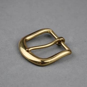 

DIY Leathercraft Hardware 1-9/16''(40mm) BOC Solid Brass Classic Style Belt Buckle Pin Buckle # 9011166-B40