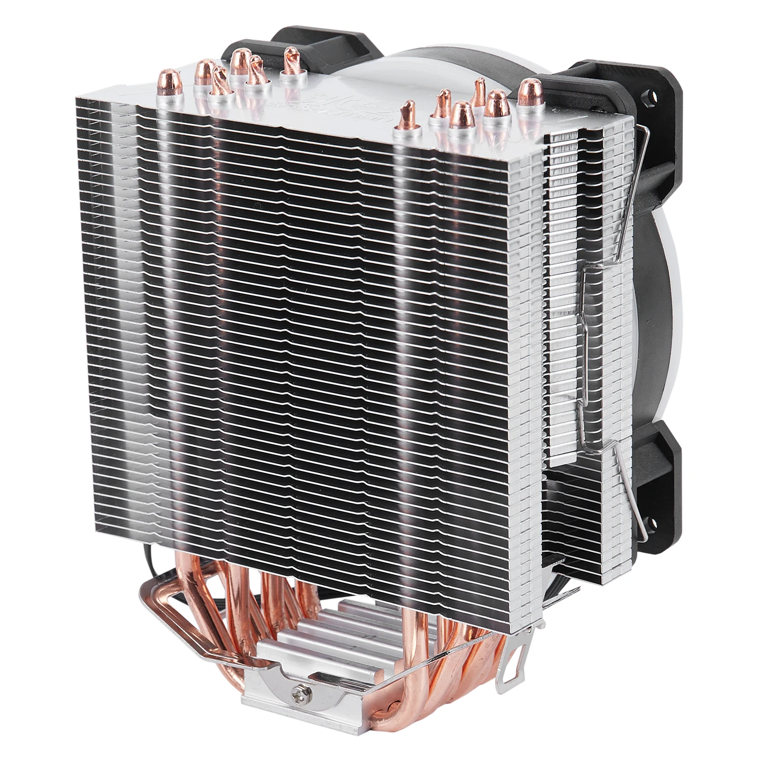 Снеговик 4PIN cpu cooler 6 heatpipe одиночный RGB светодиодный вентилятор охлаждения 12 см вентилятор LGA775 1151 115x1366 Поддержка Intel AMD