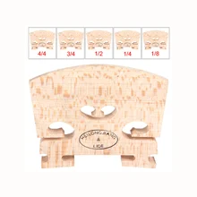 Лидер продаж! Необработанные 10 шт./партия клен Скрипки мост Размеры 4/4 3/4 1/2 1/4 1/8 Скрипки Интимные аксессуары