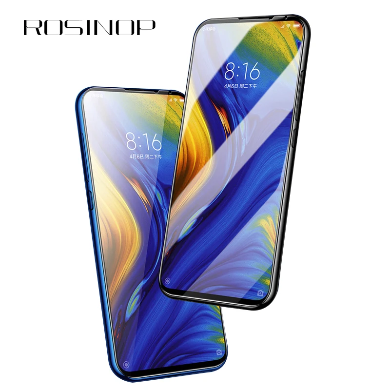

ROSINOP Phone Accessories Protective Glass Film Screen Protector For xiaomi mi mix 3 Scratch Proof Tempered Glass For mi mix