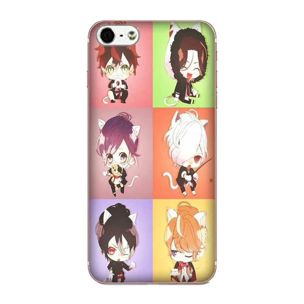 Мягкий чехол для мобильного телефона Diabolik Lovers Xiaomi Redmi Mi Note 7 8 9 SE Pro Lite Go