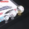 NAIERDI 20mm/30mm/40mm Round Diamond Crystal Glass Knobs Cupboard Pulls Colorful Drawer Knobs Cabinet Handles Furniture Handle ► Photo 2/6