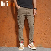 Oufisun новые летние мужские брюки карго Повседневные Дышащие мешковатые комбинезоны брюки мужские военные камуфляжные тактические карго брюки мужские