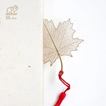 Винтаж Творческий золотой полый узор в виде кленового листа, металлическая Закладка для книги канцелярские принадлежности закладки Книга зажим аксессуары для офиса школьные принадлежности