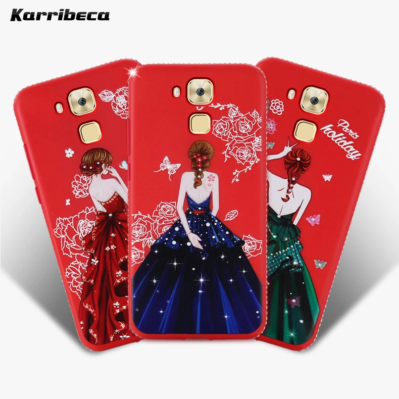 diamond silicone case huawei honor 6c pro 6a (5)