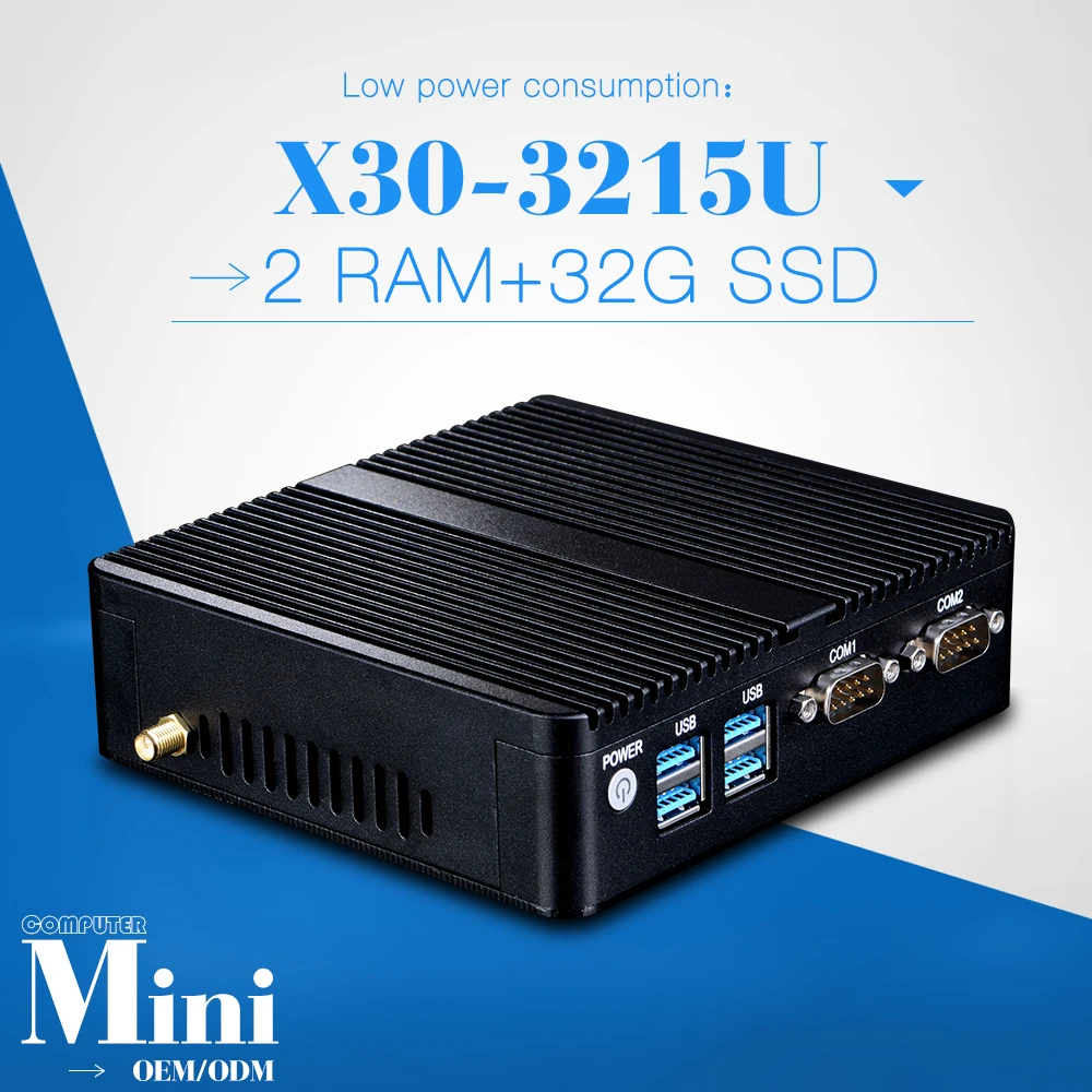 High-performance Powerful energy-saving CPUs mini pc for x30-3215 hotel computer support 4*USD port 2g ram 32g ssd