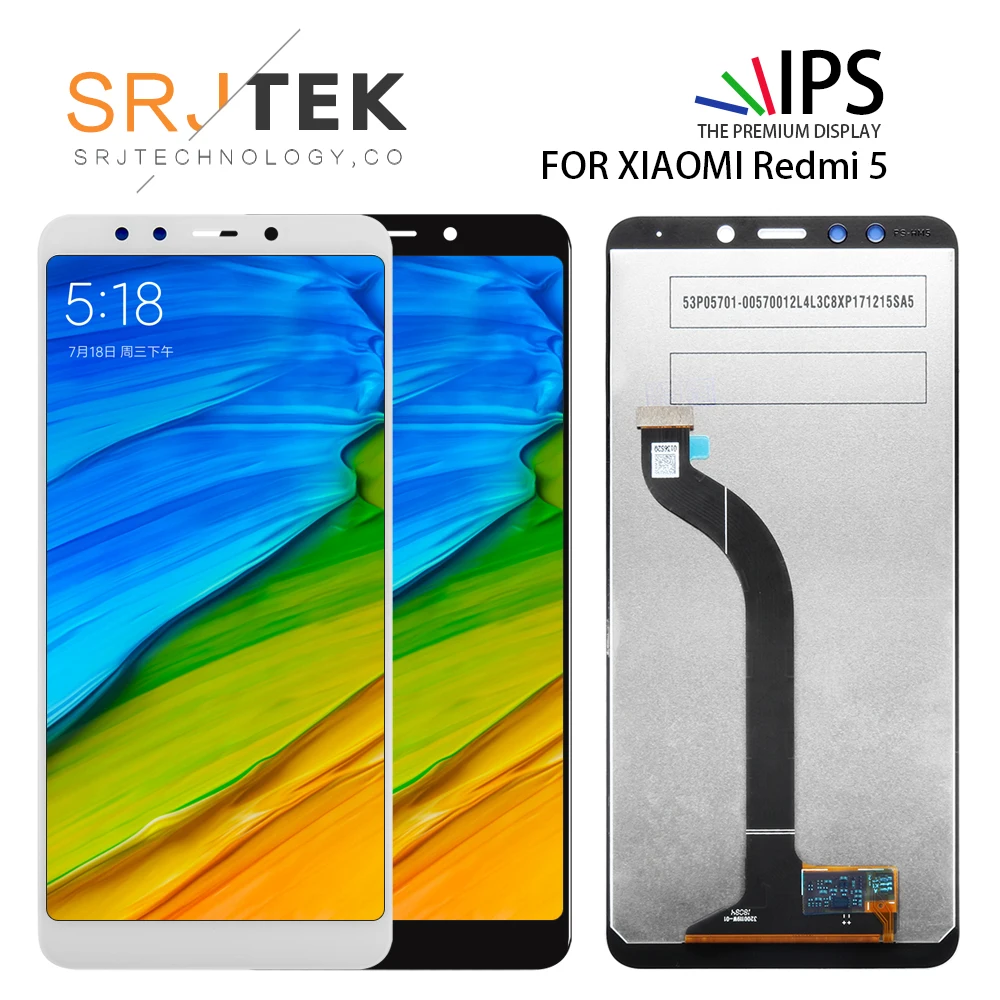 

5.7" AAA Quality IPS LCD+Frame For Xiaomi Redmi 5 LCD Display Screen Replacement For Redmi 5 LCD Assembly MDG1 MDTI MDI1