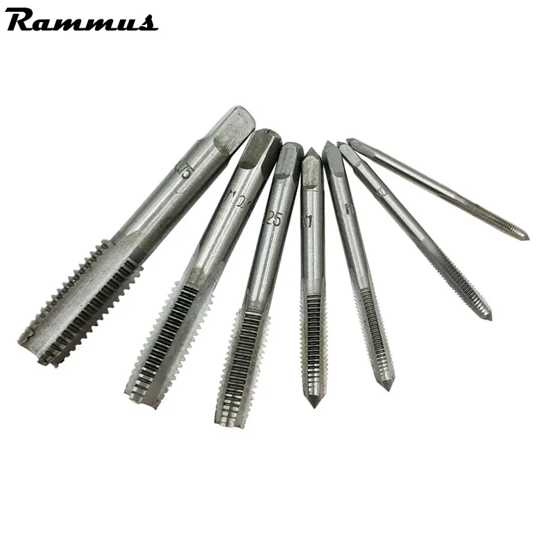 Hand Tap Drill Bits HSS 4341 Screw Spiral Point Thread M3 M4 M5 M6 M8 M10 Metalworking Hex Shank Machine Taps Kit Metric Plug professional Color : M3