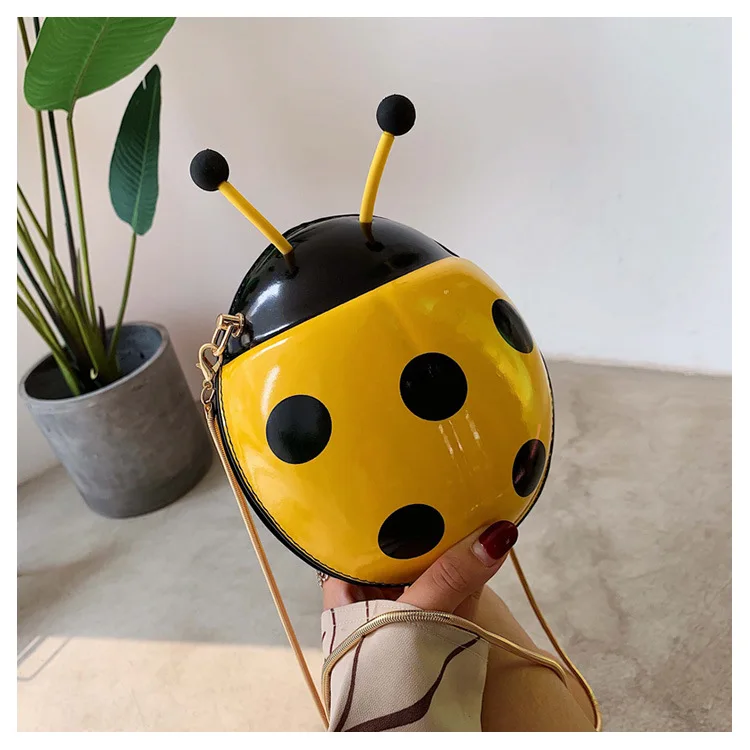 Cute Ladybird Plush Bagpack Girl Boy Children's Bag Ladybug Schoolbag Kids Toy Bag Pack For Child Gift Waterproof Crossbody Bag