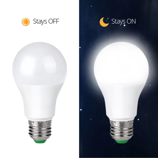 Us 4 87 30 Off Led Sensor Bulb E27 B22 220v 110v Dusk To Dawn Light Bulbs Day Night 10w 15w Lamps For Home Lighting In