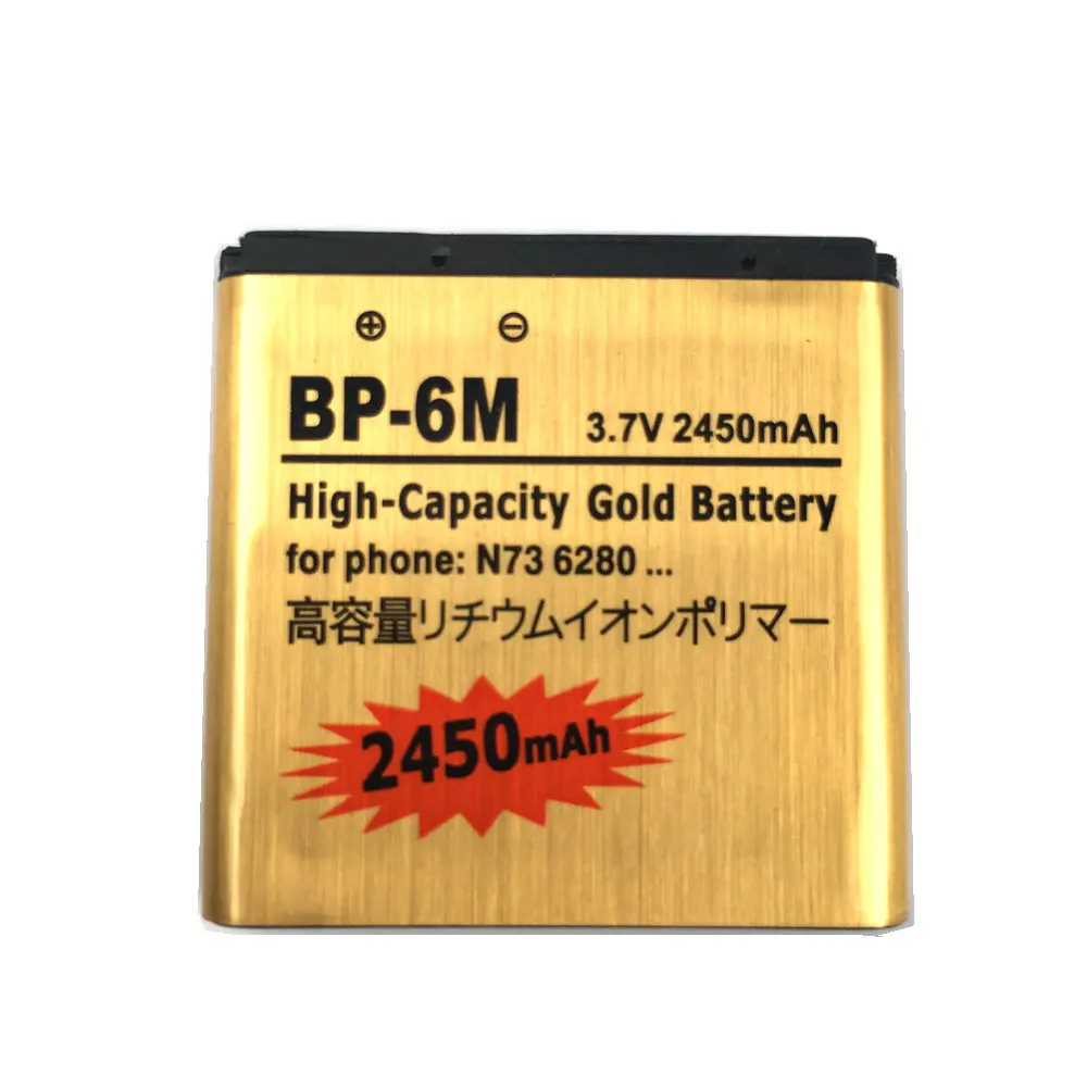 Новый аккумулятор для телефона Nokia N73 N77 N93 N93S 2450 3250 6151 6233 6234 6280 6288 9300I 6290 BP6M на 9300