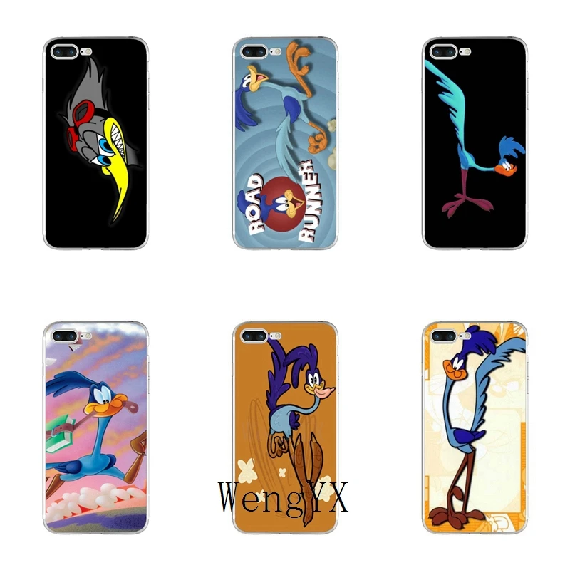 

WengYX fun cartoon Looney Tunes Road Runner Soft phone case For Huawei Honor 4C 5A 5X 5C 6 Play 6X 6A 6C pro 7X 8 9 Lite V8 V10