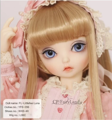 Fairyland Littlefee Luna Fullset костюм 1/6 bjd куклы napi linachouchou yosd bwy lati bluefairy парики глаза Обувь Одежда luts - Цвет: Full set in NS aspic