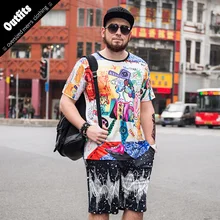 Футболки+ Шорты для женщин Летняя брендовая футболка Для мужчин легкие дышащие Повседневное пляжный комплект XL-6XL футболка костюм мужской моды костюм Для мужчин