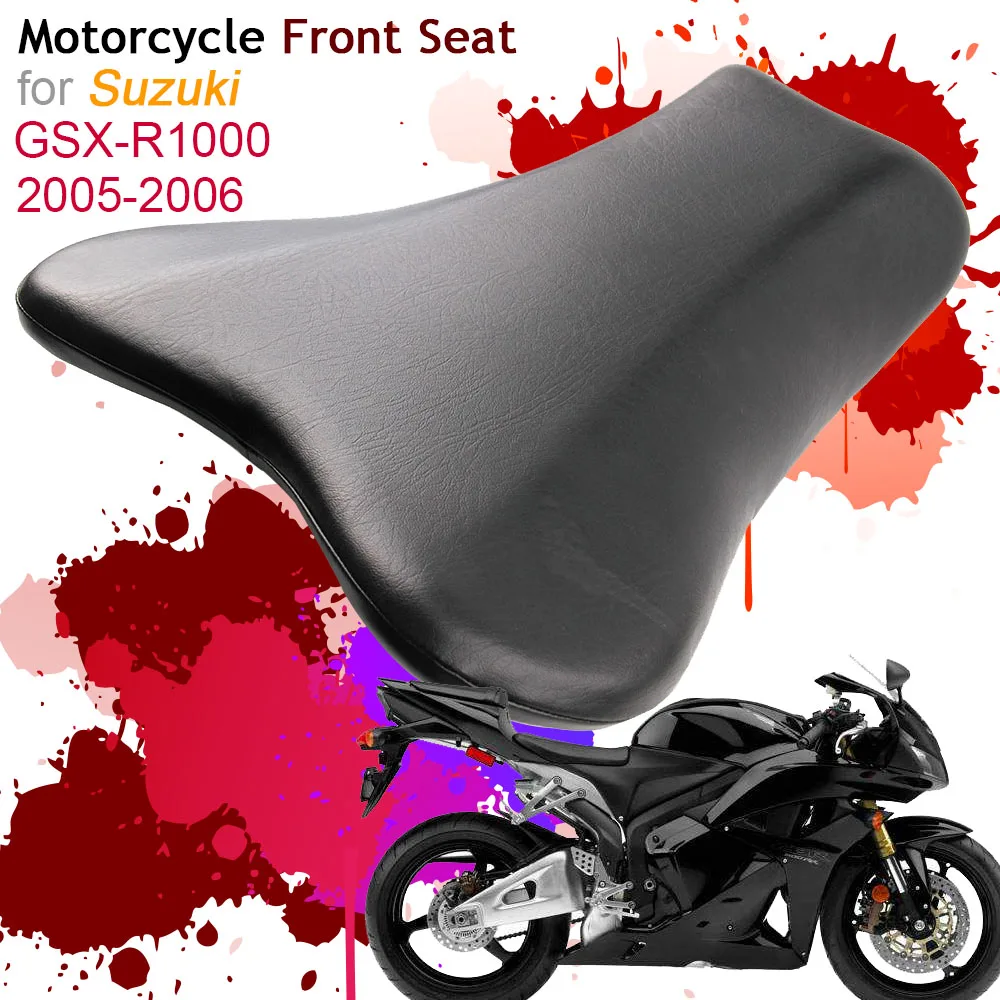 

For Suzuki GSXR1000 K5 2005 2006 Front Seat Cover Cushion Leather Pillow GSXR-1000 05 06 Motorcycle Rider Driver Seat