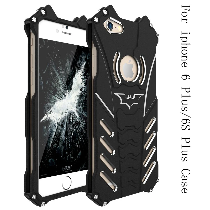 imágenes para R-JUST Diseño de Aluminio Del Metal Para Apple iPhone 6 Plus 6 s Plus de Lujo Heavy Armor Cáscara Del Teléfono A Prueba de Golpes Protege Del Polvo cubierta imágenes para R-JUST Diseño de Aluminio Del Metal Para Apple iPhone 6 Plus 6 s Plus de Lujo Heavy Armor Cáscara Del Teléfono A Prueba de Golpes Protege Del Polvo cubierta