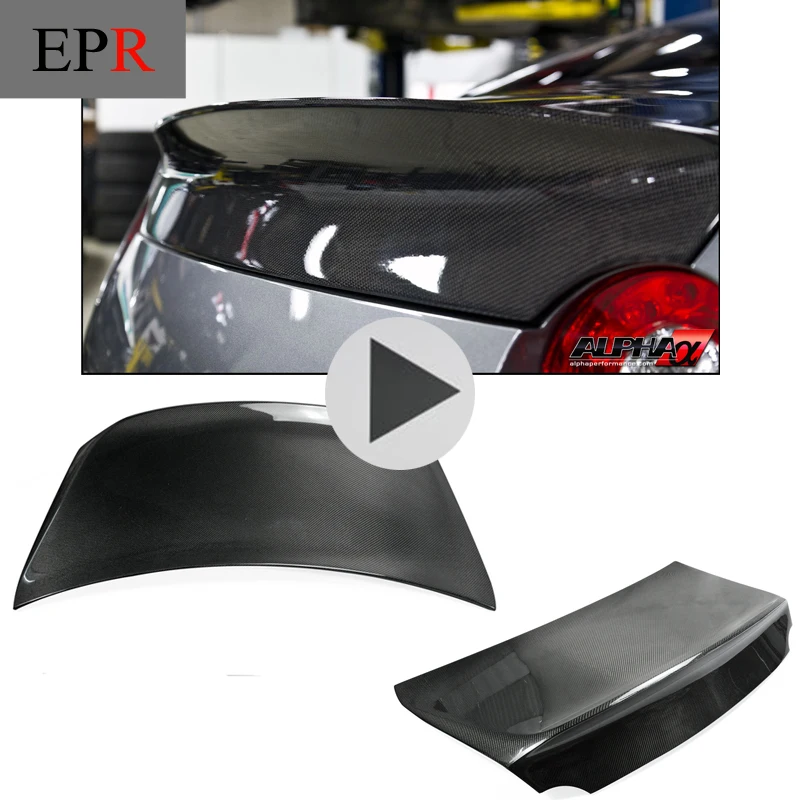 

Car-styling For Nissan R35 GTR Carbon Fiber Do Style Rear Trunk Glossy Fibre Boot Deck Lid Racing Auto Body Kit Accessories Trim
