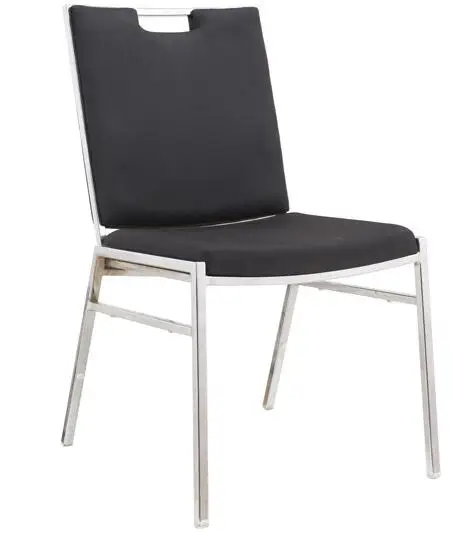 Заказ Мода из нержавеющей стали стул Отель конференции стул оптом и простой Банкетный стул