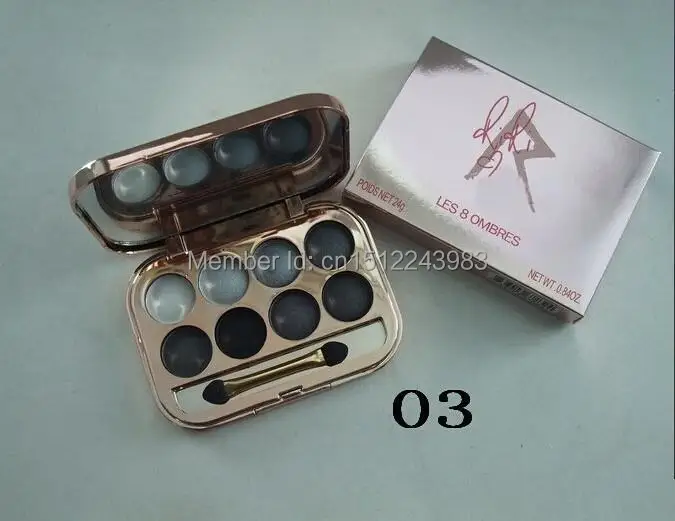 Wholesale - NEW Makeup Eyeshadow 8 Color Eye Shadow plates color 24g (48pcs/lot) | Красота и здоровье