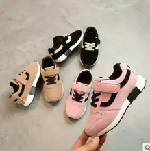 Criança de Calçados Esportivos Casuais Meninos Meninas Sneakers Fundo Macio Do Bebê Crianças Lace-up Sapatos De Couro de Corrida Crianças Martin botas de Neve bota