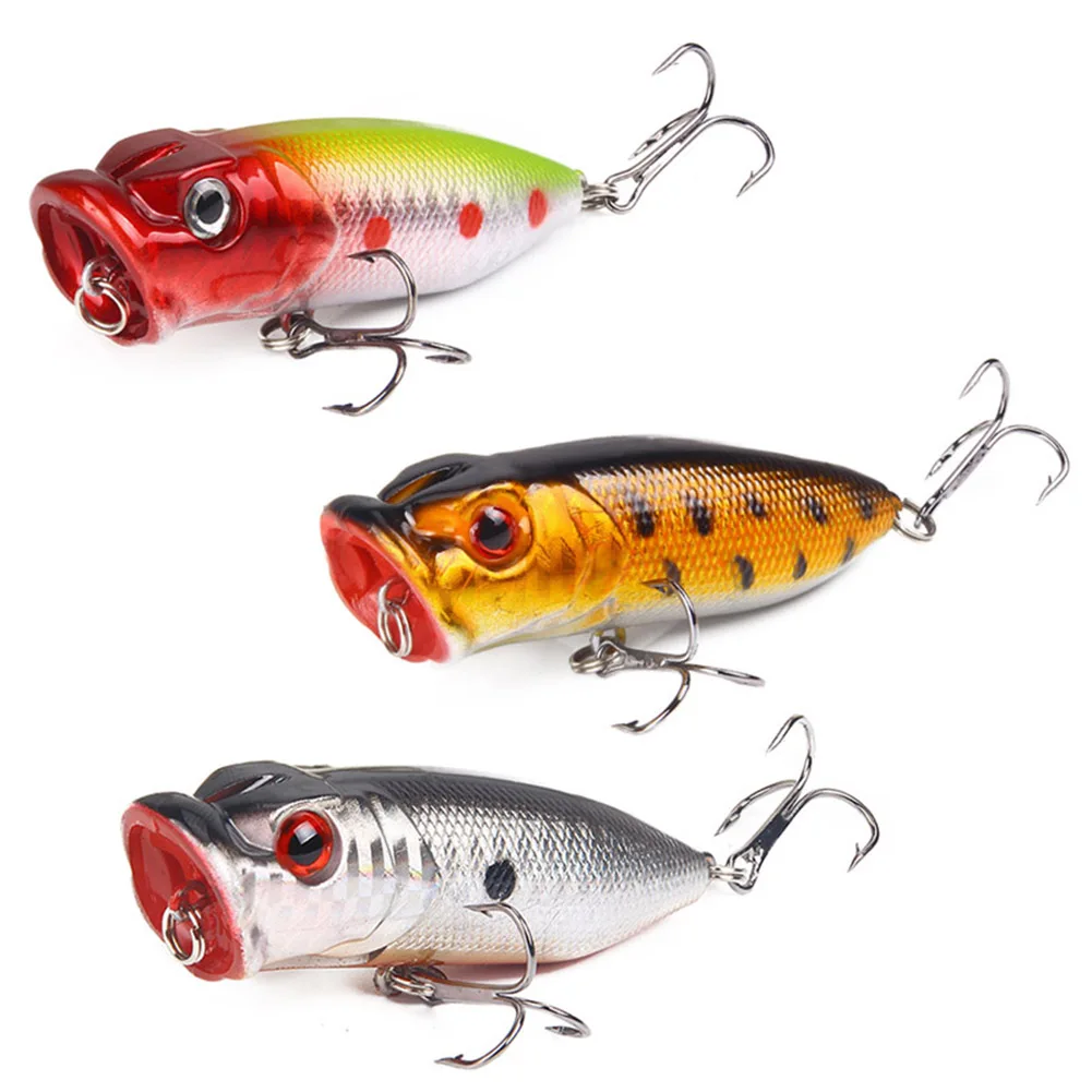 3 шт./компл. 7 см Рыболовная Приманка Crankbait с крючком искусственная приманка для