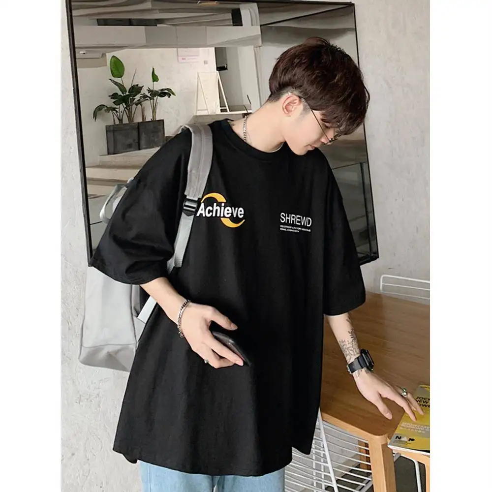 

New Arrival Men clothes t-shirt summer fashion half Sleeve clothing mens oversized t-shirts funny hip hop rap streetwear S-3XL