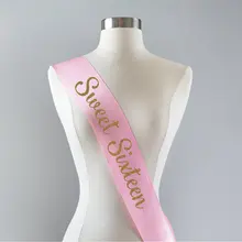 Нестандартного номера сладкий шестнадцать 30 40 50 60 70, 80, 90, 100 Сказочный лента для дня рождения юбилейный выпуск пояса подарки вечерние свадебные сувениры