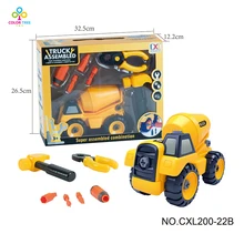 6 tipos Mini Diecast Liga Caminhões Trator Veículo de Construção de Engenharia Caminhão de Brinquedo Modelo Clássico Brinquedos Para As Crianças Presentes
