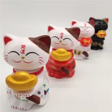 

Solar Powered Dancing Toy Cute Bobblehead Fortune Cat Dancing Swinging Animal Doll Sun Dancer Home Decor Car Ornament