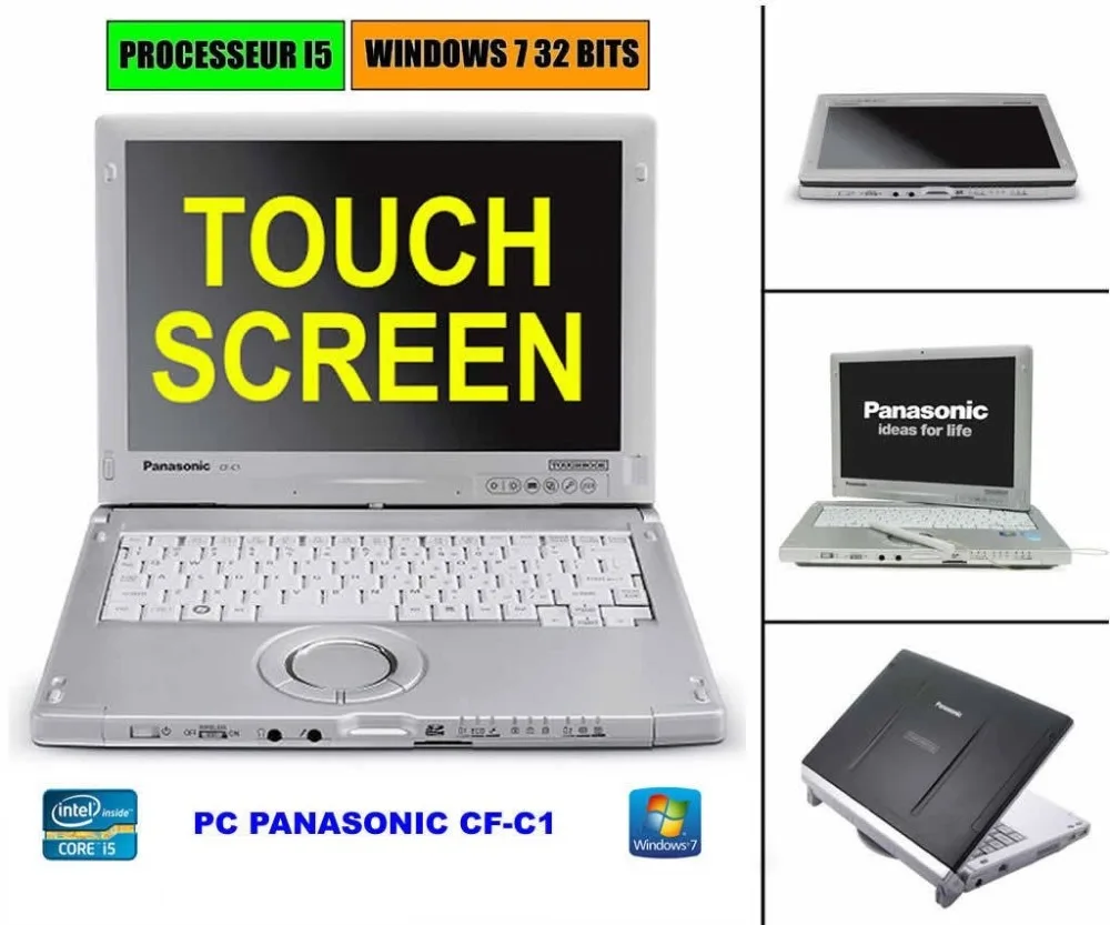 Panasonic toughbook сенсорный экран cf-c1 ноутбук планшет ядро i5-2520M 2,5 ГГц 4 Гб ОЗУ Win 7 для Star C3 C4 C5 C6 ICOM A2 A3 ICOM P