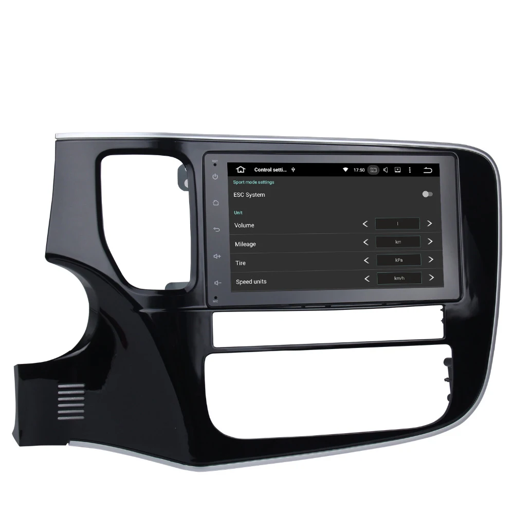 Top 8" Android 8.0 Car GPS Radio Player for Mitsubishi Outlander 2014 2015 2016 2017 with Octa Core 4GB+32GB Auto Stereo Multimedia 12