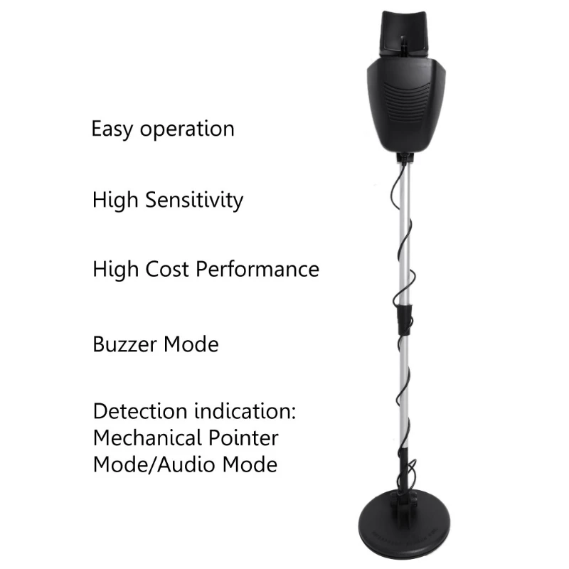 MD-4030 металлоискатель Подземный золотоискатель Регулируемая длина Охотник за сокровищами