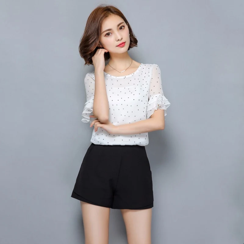 Popular Polka Dot Chiffon Blouse-Buy Cheap Polka Dot
