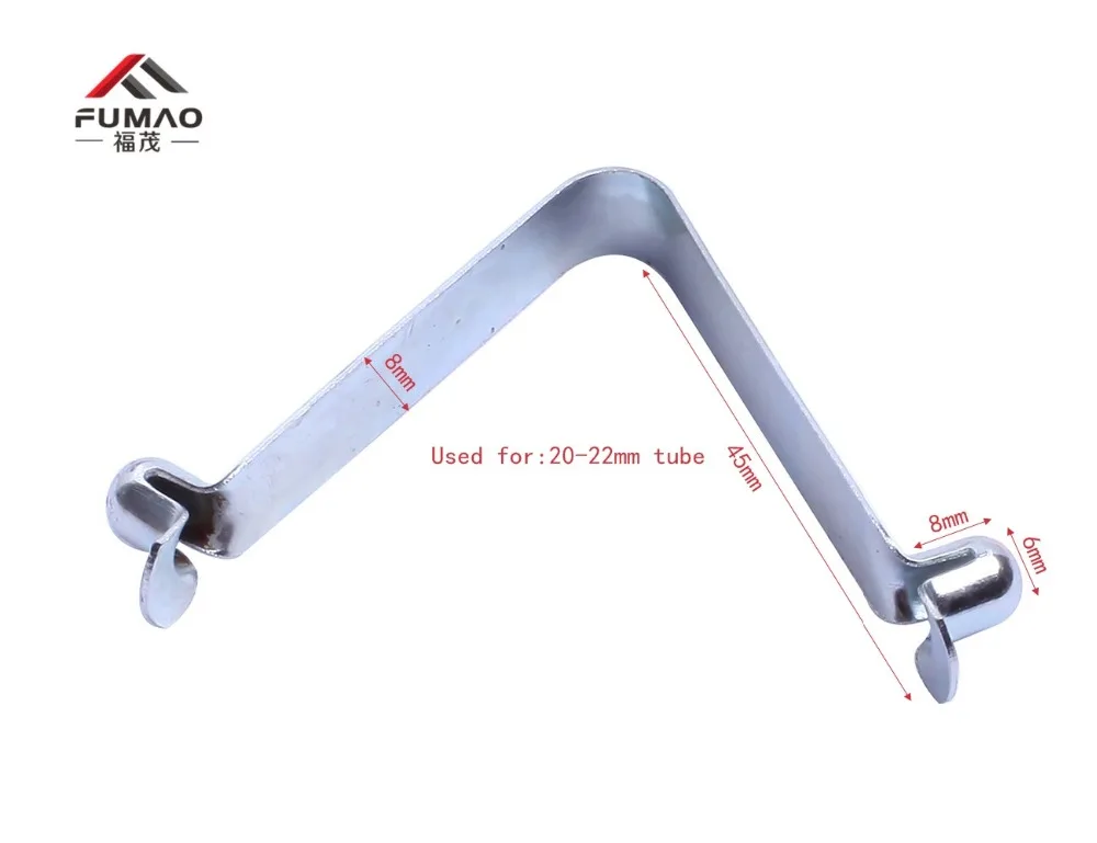 

Manufacturer Customized dual head tubing spring clip clamp #36