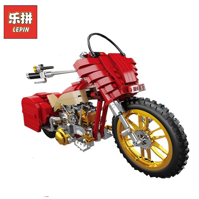 

Lepin Sets 21023 781Pcs Technic Figures Plating Harley Motorcycle Model Building Kits Blocks Bricks Educational Toy Gift