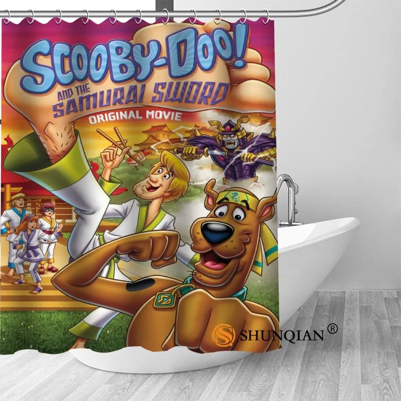 Новая занавеска для душа Scooby Doo украшения для ванной комнаты для дома водонепроницаемые Тканевые Шторки для ванной занавес A18.1.3 - Цвет: 3