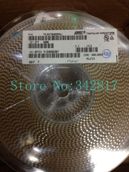 

TAJA475K025RNJ CAP TANT 4.7UF 25V 10% 1206 Tantalum Capacitors Size A 100pcs